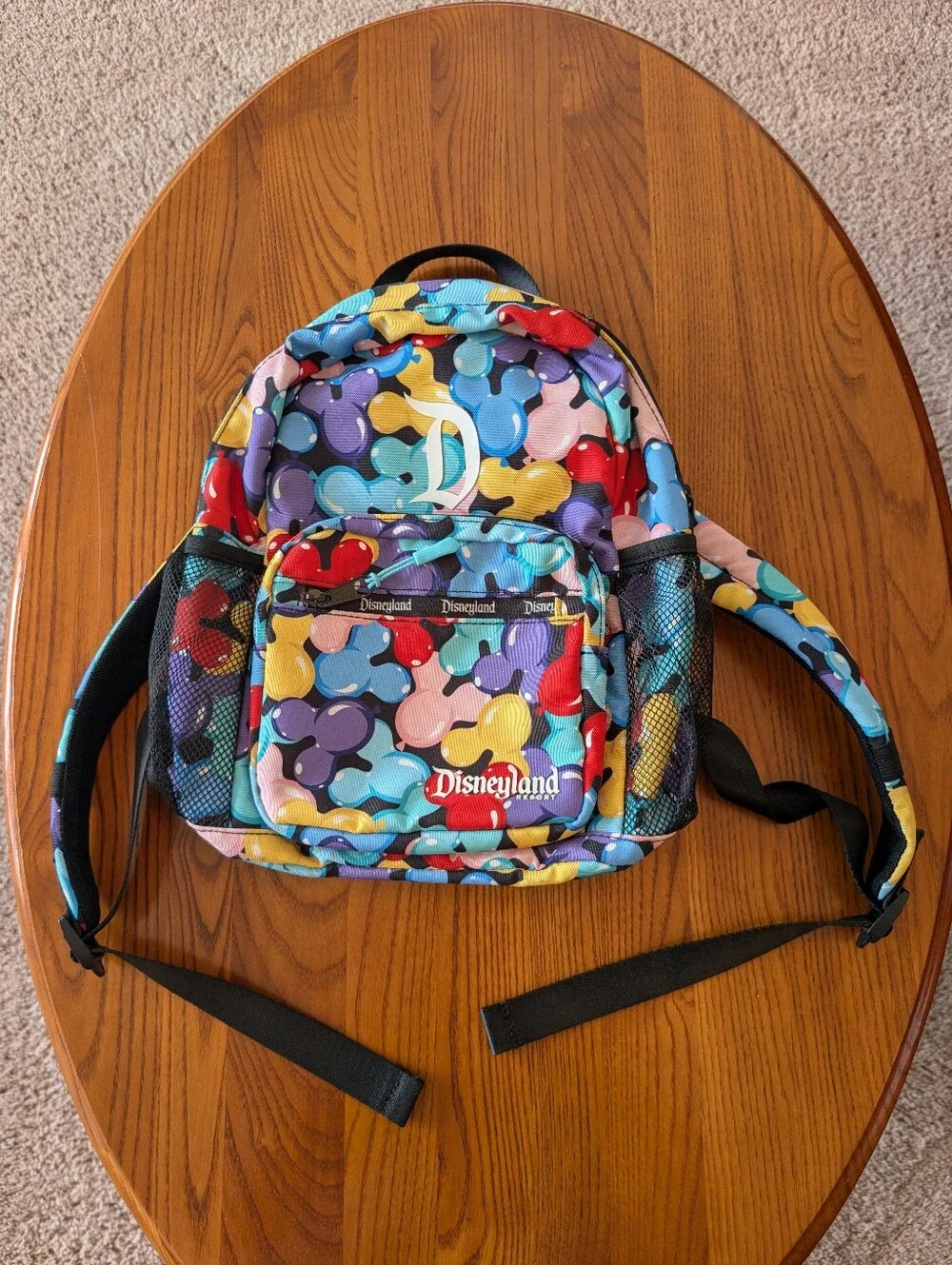 Disney Midsize Backpack - Multicolor Mickey Balloons